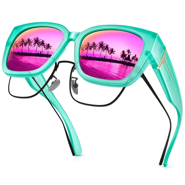 Gafas de Sol Polarizadas URUMQI para Mujer UV400 para Usar Sobre Anteojos