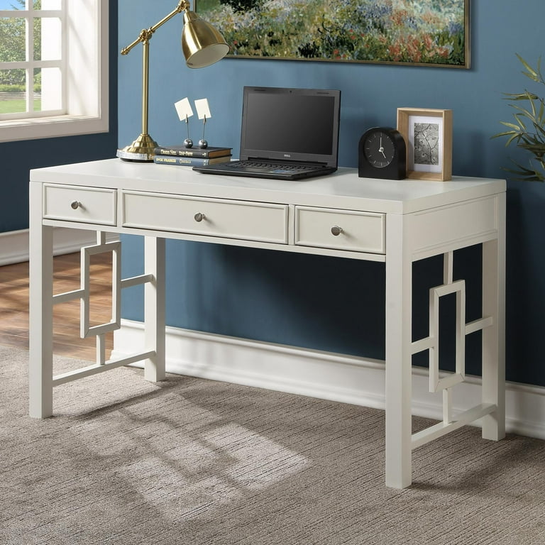 White desk 2024 with drawers walmart