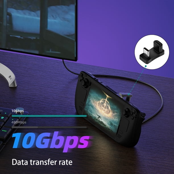 Adaptador convertidor tipo C Adaptador de consola profesional Accesorios para Steam Deck Ndcxsfigh Para estrenar