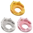 thumbnail image 3 of COOLHOOD Baby Potty Training Toilet Seats with Handles Splash Guard Rubber Rims and Detachable Soft Cushion Toilet Seats, 3 of 3
