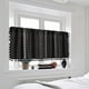 thumbnail image 1 of RKSTN blackout window valance Valance Curtains For Kitchen - Window Light Blocking Short Rod Pocket Curtain Panels For Small Window Bathroom Basement, 1 of 7