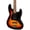 3-Tone Sunburst, variant on MB JB Electric Bass Guitar -