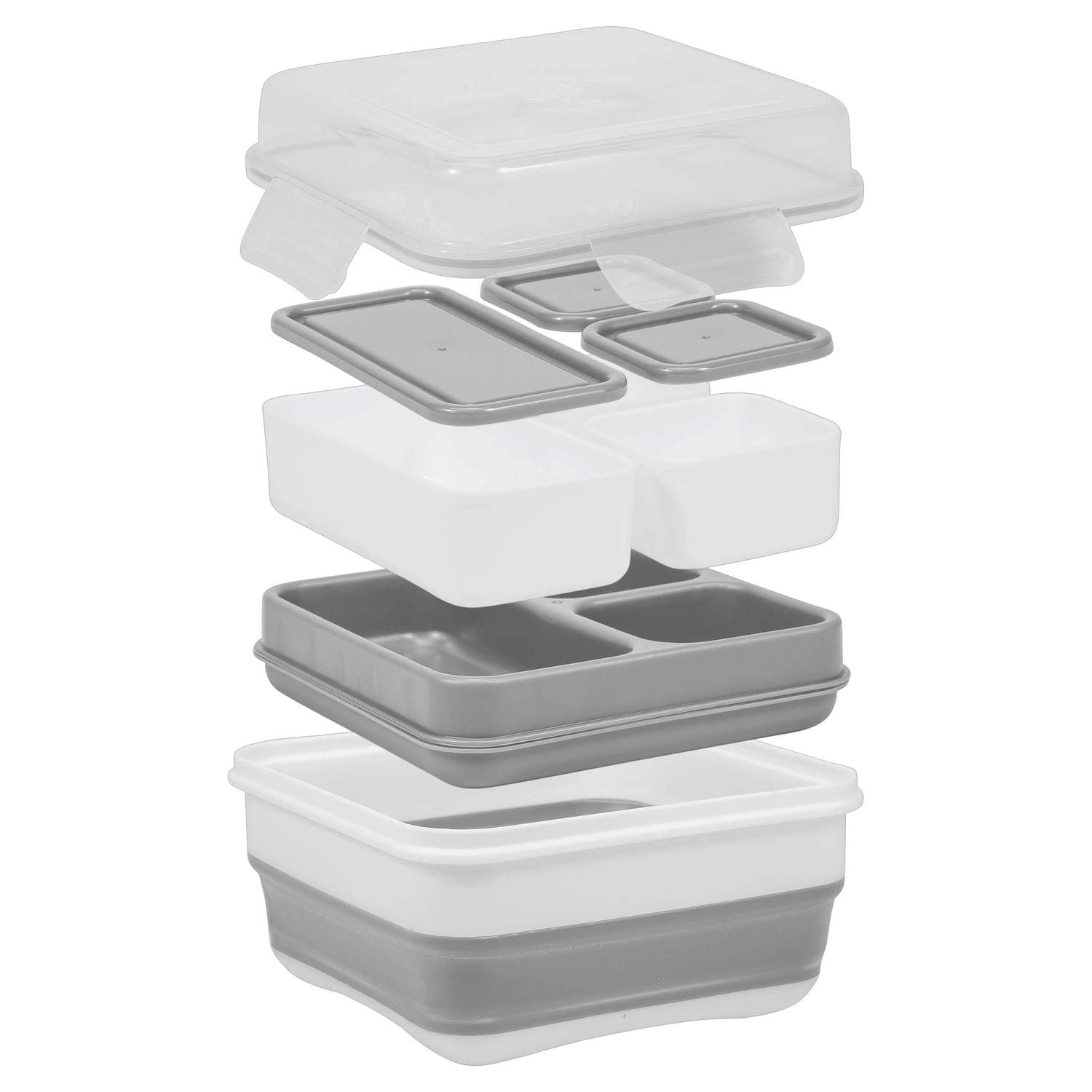 Cool Gear Ez -Freeze Collapsible Bento Box, Cool Gear expandable Bento Box