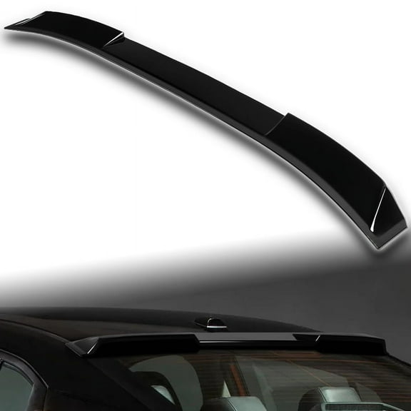 W-Power For 2020-2024 Nissan Sentra Pearl Black Rear Roof Visor Window Spoiler