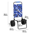 thumbnail image 2 of JWRWEFA Beach Dolly with Big Wheels for Sand, 10" PE Solid Wheels Heavy Duty Foldable Beach Cart for Gardening Camping Fishing, 69 lb Capacity, 2 of 10