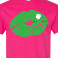 thumbnail image 4 of Inktastic St. Patrick's Day Lucky Lips with White Shamrock T-Shirt, 4 of 5