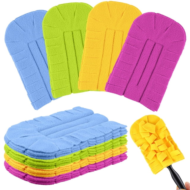 Duster Refill Zubebe, forro polar reutilizable, 12 unidades, para limpieza