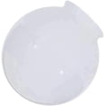 thumbnail image 2 of Globo de vidrio blanco de 8 pulgadas - Apertura de montaje de 4 pulgadas, 2 of 2
