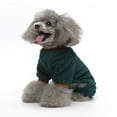 thumbnail image 6 of BT Bear Dog Jumpsuit,Dog Winter Warm Onesie Pajamas,Cold Weather Pullovers for Small Medium Dogs XS(Green), 6 of 7