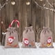 thumbnail image 2 of Bearachild 10 Uds. Bolsa de regalo de lino de Navidad, joyería de Papá Noel, bolsa de regalo de almacenamiento de dulces de Chocolate para niños, Kits de decoración para fiestas Numero 5 Bearachild HA042679-05, 2 of 6