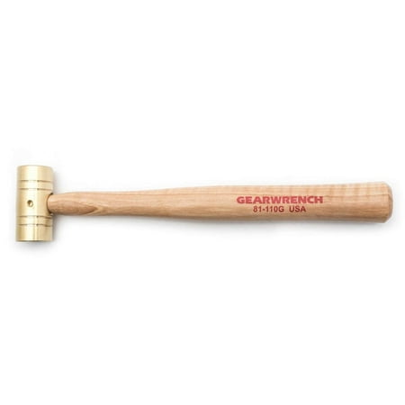 

GEARWRENCH 8 oz. Brass Hammer with Hickory Handle - 81-110G C27
