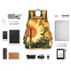 thumbnail image 4 of Disketp Golden Sunflower In Field Mochila Ligera e Impermeable, Mochila de Día Resistente para Viajes, Senderismo y Uso Diario para Hombre y Mujer, 4 of 7