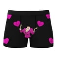thumbnail image 5 of Funny Wife Face Boxers For Men Customized Long Underwear Boxers Valentine's Day Gifts For Boyfriend Husband Black XXL, 5 of 6