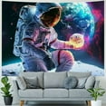 thumbnail image 4 of JRXY Cool Space Astronaut Tapestry for Bedroom, Fantasy Spaceman Tapestries Wall Hanging for Men, Colorful Galaxy Vertical Poster for Men Guys Living Dorm Room Decor Painting, 4 of 6