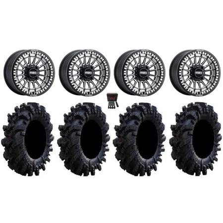 MetalFX Delta Bdlk CC 15 Wheels Bk 34 Intimidator Tires Polaris RZR XP 1000 / PRO XP / Ranger XP 900/1000 MetalFX Delta Bdlk CC 15 Wheels Bk 34 Intimidator Tires Polaris RZR XP 1000 / PRO XP / Ranger XP 900/1000
