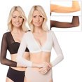 thumbnail image 4 of Qarigey Traje de baño musulmán de poliéster para mujer, traje de baño modesto y de moda para mujer, traje de baño modesto, camisa para Prendas para la parte del cuerpo Blanco, 1 L, 4 of 6