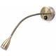 thumbnail image 1 of Luces de lectura de pared flexibles/lámpara de noche con interruptor, LED Cree de 13 vatios, bronce MY-B031 [Clase de eficiencia energética A+++], 1 of 4