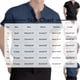thumbnail image 3 of pstuiky camisetas de hombre, Blusa deportiva informal de manga corta con cuello alto para hombre camisetas de hombre s, 3 of 6