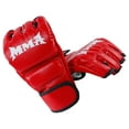 thumbnail image 1 of Guantes de entrenamiento Macarena MMA Kickboxing Boxeo Rojo, 1 of 6