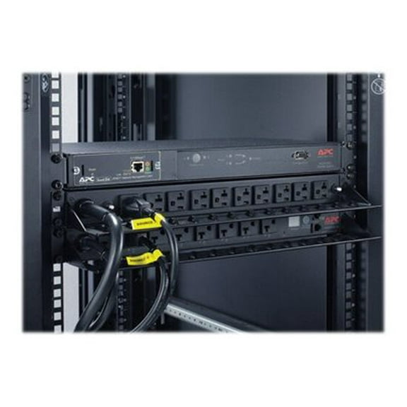 APC Automatic Transfer Switch - Redundant switch (rack-mountable) - AC 120 V - Ethernet 10/100 - output connectors: 8 - 1U - Canada, United States - black - for P/N: SU3000RMNET-1EW, SUM3000RMXL2U, SUM3000RMXL2U-TU, SURTA3000XL, SURTA3000XL-TU