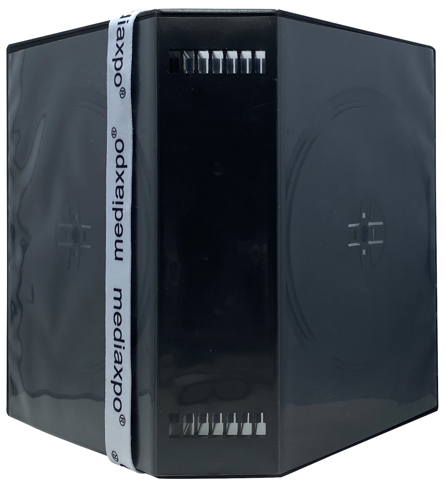CheckOutStore 25 Black 16 Disc DVD Cases