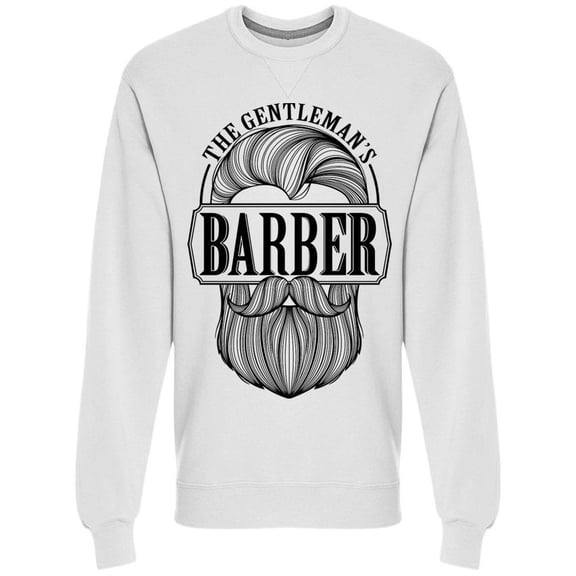 The Gentleman's Barber Sweatshirt Men -Image by Shutterstock, Male x-Large
