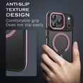 thumbnail image 6 of VENINGO Magnetic Phone Case for iPhone 18 Pro Max / 17 Pro Max Compatible with Mag-safe,Translucent Matte Shockproof Scratch Resistant iPhone 18 Pro Max Case / 17 Pro Max Case，Pink, 6 of 8