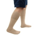 thumbnail image 4 of 6 Pairs Men's Athletic Tube Socks Over the Calf - 25" Length - Size 10-15 Khaki, 4 of 7