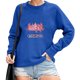 thumbnail image 1 of Gibobby Sudadera de Navidad para mujer Sudadera con capucha para mujer, sudaderas navideñas, estampado gráfico divertido, cuello redondo, manga larga(Azul,XG), 1 of 4