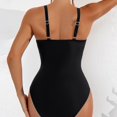 thumbnail image 5 of QHFBli Womens One Piece Swimsuit Solid Color Mesh Backless Sexy Bikini Swimsuit, 5 of 9