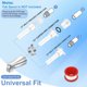 thumbnail image 4 of Adaptador Grifo para Bañera, Ajuste Deslizante Cobre, Universal, Compatible Tuberías 1/2 Pulgadas, IPS Pulgadas y de 3/4 Pulgadas., 4 of 7