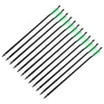 thumbnail image 2 of 12pcs Mixed Carbon Arrow Training Arrow Outdoor Archery Arrow With Crescent Tail, 2 of 2