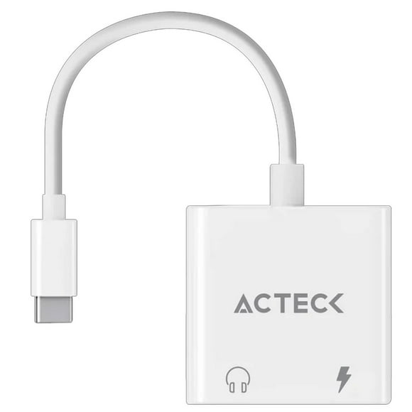 Adaptador ACTECK SHIFT PLUS AA415 USB-C 3.1 a 2x USB-C Blanco AC-939768