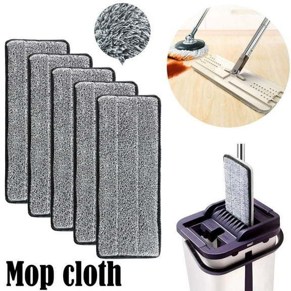 Reusable Microfiber Mop Pads Refill for Spray Mop, Washable and Replaceable Mop Heads for Floor Cleaning, 3 Packs (33x12cm)