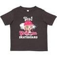 thumbnail image 3 of Inktastic Skateboarding Cute Girls Girls Toddler T-Shirt, 3 of 5