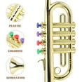 thumbnail image 3 of EeaseCA Simulated Trumpet Toy Kids Trumpet Learning Toy Creative Musical Toy Plastic Trumpet Toy, 3 of 7
