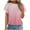 Multicolor#19, variant on Axiiglly Plus Size Tops for Women Hollow Out Crew Neck T Shirts Casual Short Sleeve Gradient Shirts Flip Cuff Fashion Summer Going Out Tops