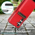 thumbnail image 6 of Dteck Case for Samsung Galaxy A35 5G,Magnetic PU Leather Card Slots Wallet Case Shockproof Kickstand Back Cover for Galaxy A35,Red, 6 of 7