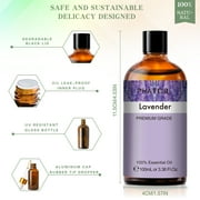 PHATOIL Lavender Essential Oils 100% Pure Natural Perfect for Skin Care, Massage, Relaxation - 3.38 fl.Oz