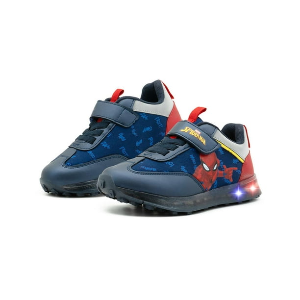 Tenis Tropicana Para Niño Luces Spider-Man Color Marino azul marino 20