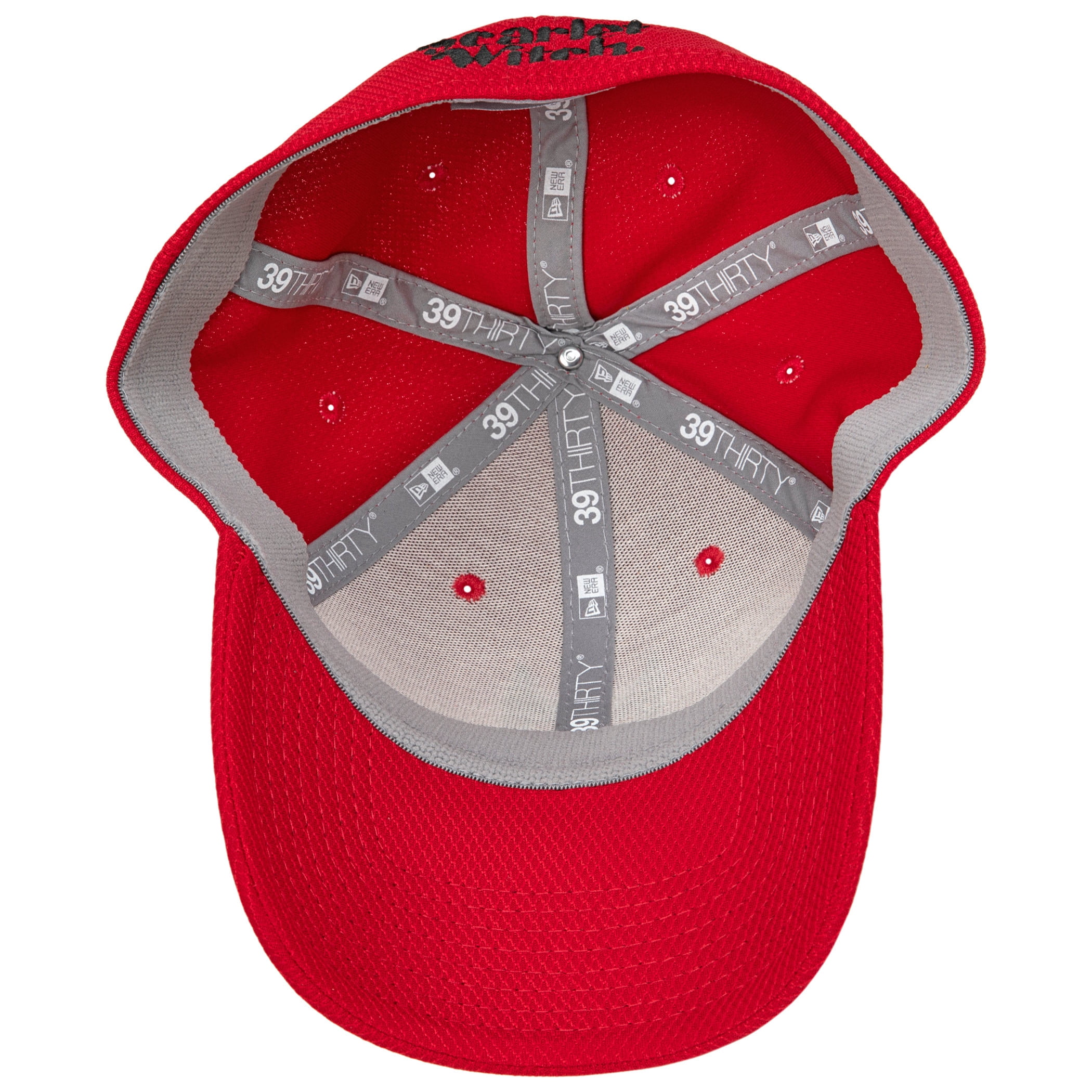 theredthread S logo cap scarlet wh×gry Scarlet Witch Symbol Diamond Tech New Era 39Thirty Fitted