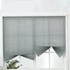 thumbnail image 2 of Cortinas de papel plisadas con filtro de luz, fácil de instalar, persianas temporales y portátiles con Clips, cortina de cebra Romana, 2 of 4