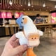 thumbnail image 5 of Lindo Sombrero de Paja Llavero de Pato Bolsa de Felpa Colgante Llavero para Niños Diseño de Cabeza Inclinada Cómodo de Llevar el Mejor Regalo ANGGREK  Otros, 5 of 8