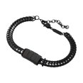 thumbnail image 1 of Pulsera de los hombres para el papá amante adolescente con 4 grabable personalizado de acero inoxidable pulsera de los hombres pulsera ajustable cumpleaños para el marido novio, 1 of 4