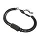 thumbnail image 1 of Pulsera de los hombres para el papá amante adolescente con 4 grabable personalizado de acero inoxidable pulsera de los hombres pulsera ajustable cumpleaños para el marido novio, 1 of 4