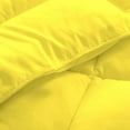 thumbnail image 5 of 1 Piece Luxury Long Box Pattern Comforter By D.N.G. BEDDINGS Premium Super Soft, All Season, 800 Thread Count, 100% Egyptian Cotton, Oversized Super King Size Yellow Color, 5 of 5