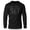 Black on Black, variant on GYMISH One More Set Lightweight Long Sleeve Hooded T-Shirt for Men – Athletic Workout Shirt, Men’s Long Sleeve Gym Hoodie