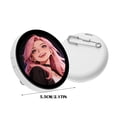 thumbnail image 2 of YIKA Custom Digital Badge E-Pin 2 Inches IPS Screen Electronic Video Photo Name Botton Magnetic Dynamic Touch Screen Cool ID Card Badges Anime Star Fans Badge, 2 of 5