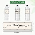 thumbnail image 2 of 30 Sheets Thank You Water Bottle Labels Thanks Wedding Water Bottles Wraps Sticker Personalized Wine Bottle Label Stickers, 2 of 7