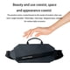 thumbnail image 5 of Anti-theft Chest Backpack, Crossbody Bag Shoulder Travel Gym, Secure Zippered Design, Foldable Portable, Water-Resistant Polyester, for Office Commute, 5 of 8
